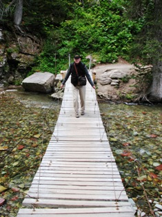 Hiking to Grinell, GNP