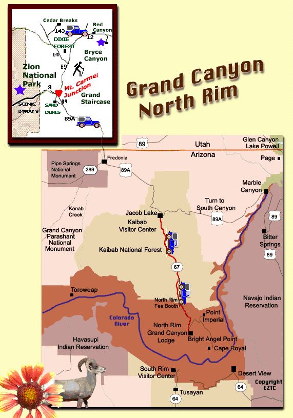 Grand Canyon Map