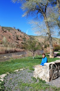 Along the Wind River in Dubois, WY